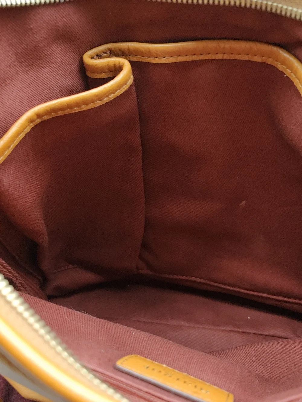 Margot Chester Mango  Leather Bag